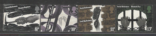 Great Britain Stamps, Complete Set of 4 Values, Mint, Backside Few Stains - VVV00623
