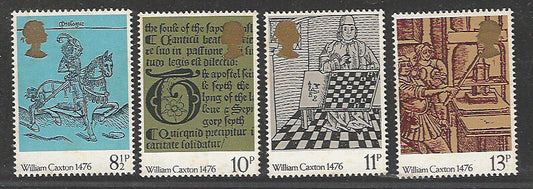 Great Britain Stamps, Complete Set of 4 Values, Mint, Backside Few Stains - VVV00626