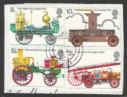 Great Britain Stamps, Used On Piece Complete Set - VVV00683