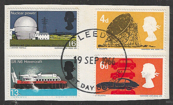 Great Britain Stamps, Used On Piece Complete Set - VVV00690