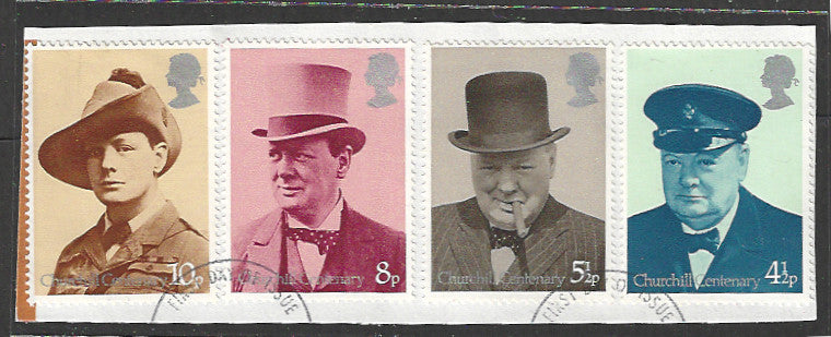 Great Britain Stamps, Used On Piece Complete Set - VVV00703