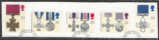 Great Britain Stamps, Used On Piece Complete Set - VVV00708