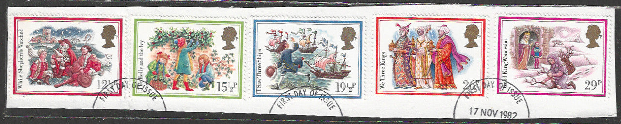 Great Britain Stamps, Used On Piece Complete Set - VVV00709