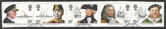 Great Britian Stamps Complete set On Paper removed from FDC - Ships - VVV00713