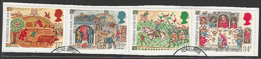 Great Britian Stamps Complete set On Paper removed from FDC - VVV00723
