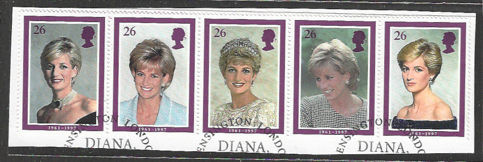 Great Britian Stamps Complete set On Paper removed from FDC - VVV00727