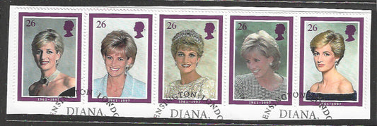 Great Britian Stamps Complete set On Paper removed from FDC - VVV00727