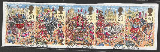 Great Britian Stamps Complete set On Paper removed from FDC - VVV00728