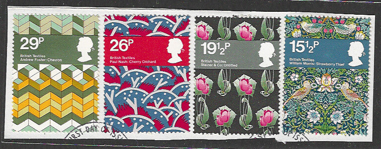Great Britian Stamps Complete set On Paper removed from FDC - VVV00731