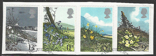Great Britian Stamps Complete set On Paper removed from FDC - VVV00739