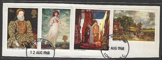 Great Britian Stamps Complete set On Paper removed from FDC - VVV00740