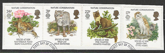 Great Britian Stamps Complete set On Paper removed from FDC - VVV00741
