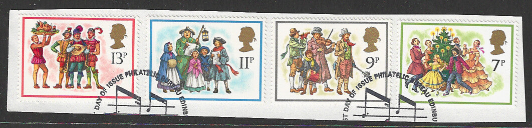 Great Britian Stamps Complete set On Paper removed from FDC - VVV00753