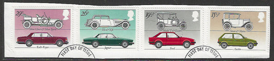 Great Britian Stamps Complete set On Paper removed from FDC - VVV00758