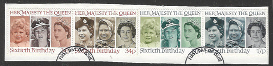 Great Britian Stamps Complete set On Paper removed from FDC - VVV00763