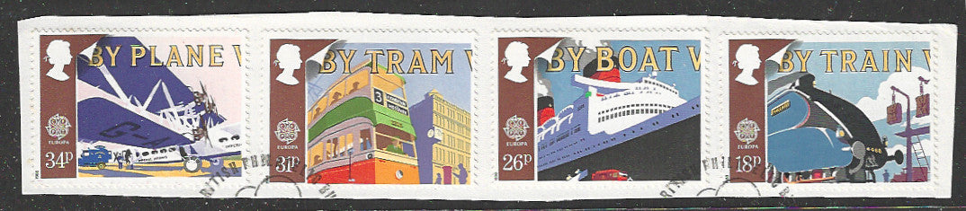 Great Britian Stamps Complete set On Paper removed from FDC - VVV00765