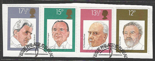 Great Britian Stamps Complete set On Paper removed from FDC - VVV00797