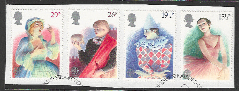 Great Britian Stamps Complete set On Paper removed from FDC - VVV00808