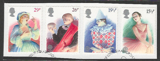Great Britian Stamps Complete set On Paper removed from FDC - VVV00808