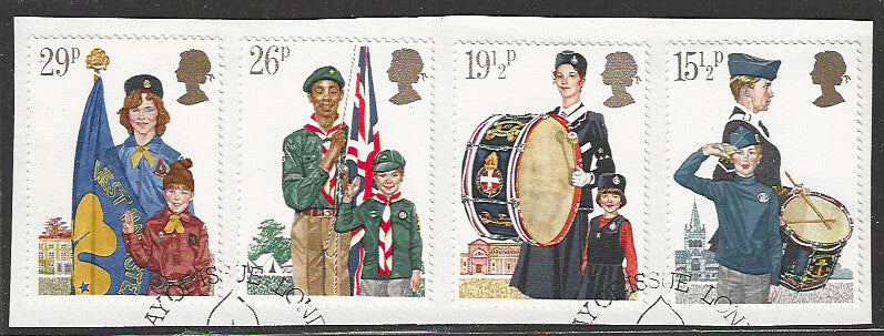 Great Britian Stamps Complete set On Paper removed from FDC - VVV00818
