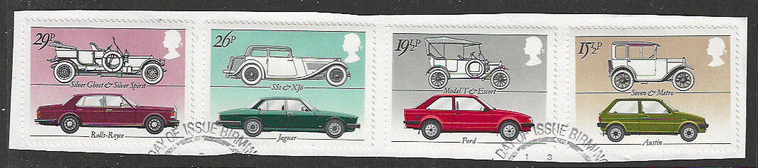 Great Britian Stamps Complete set On Paper removed from FDC - VVV00847