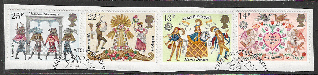 Great Britian Stamps Complete set On Paper removed from FDC - VVV00848