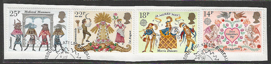 Great Britian Stamps Complete set On Paper removed from FDC - VVV00848