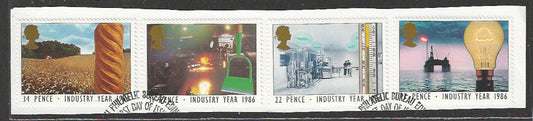 Great Britian Stamps Complete set On Paper removed from FDC - VVV00865