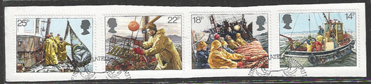 Great Britian Stamps Complete set On Paper removed from FDC - VVV00868