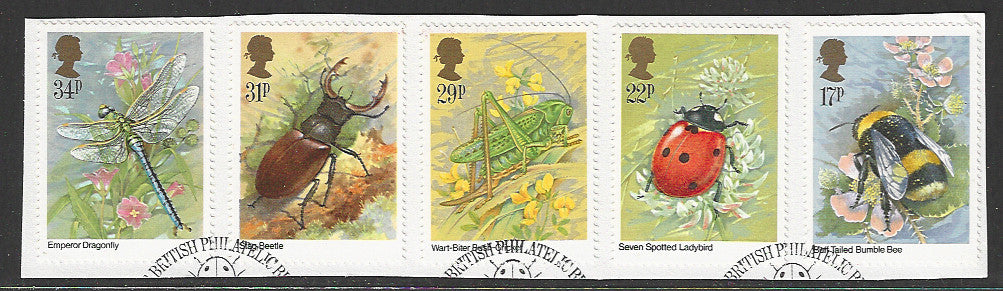 Great Britian Stamps Complete set On Paper removed from FDC - VVV00871
