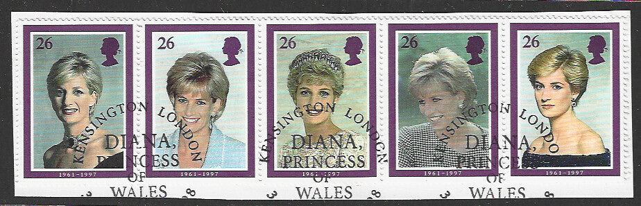 Great Britian Stamps Complete set On Paper removed from FDC - VVV00876