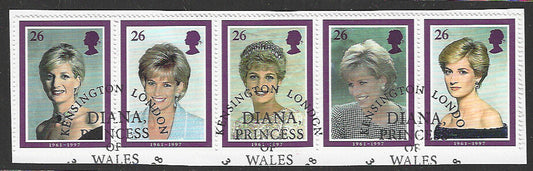 Great Britian Stamps Complete set On Paper removed from FDC - VVV00876