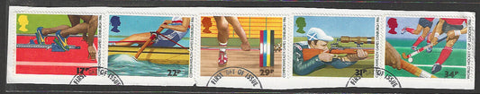 Great Britian Stamps Complete set On Paper removed from FDC - VVV00881