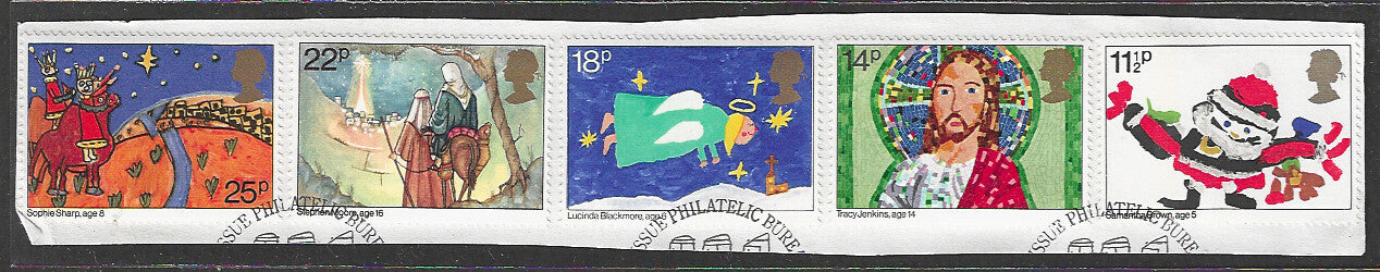 Great Britian Stamps Complete set On Paper removed from FDC - VVV00882