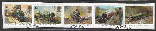 Great Britian Stamps Complete set On Paper removed from FDC - VVV00885