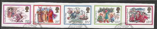 Great Britian Stamps Complete set On Paper removed from FDC - VVV00887