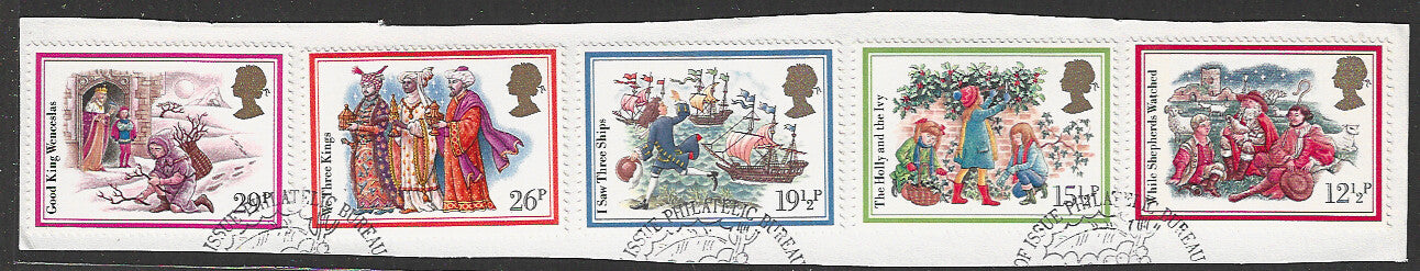Great Britian Stamps Complete set On Paper removed from FDC - VVV00892
