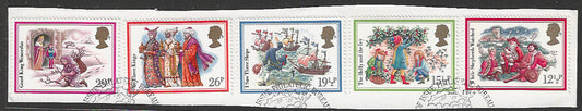 Great Britian Stamps Complete set On Paper removed from FDC - VVV00892