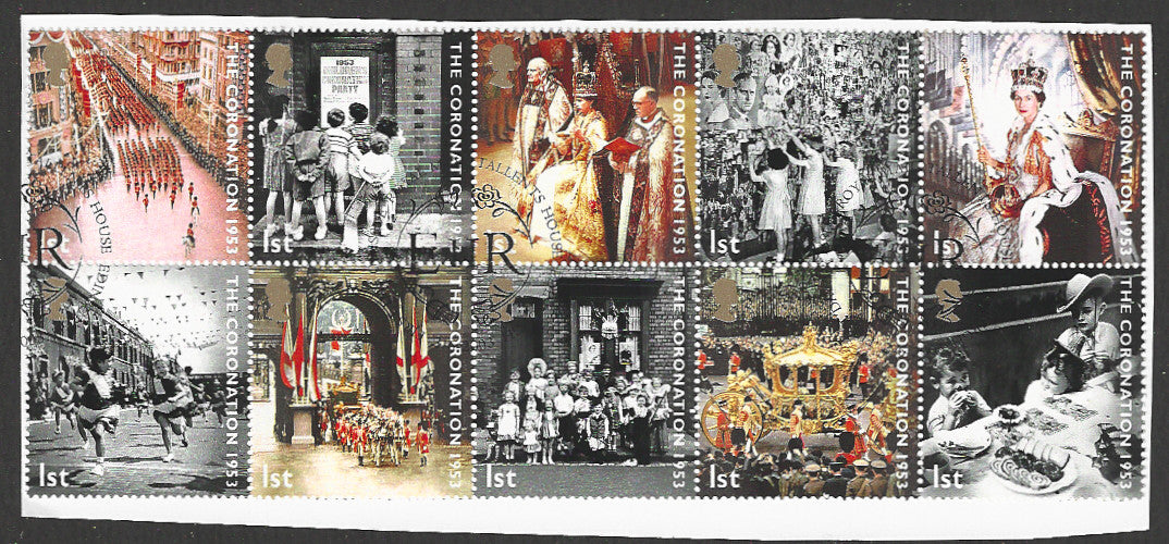 Great Britian Complete Set used on Peice removed from FDC - VVV01023