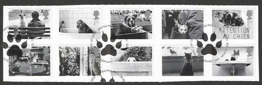 Great Britian Complete Set used on Peice removed from FDC - VVV01033