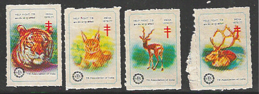 India TB Label Strip Association of India Animals - VVV01061