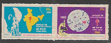 India TB Label Strip Defeat TB Now and Forever - VVV01064