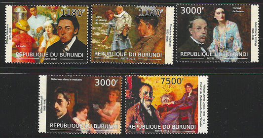 Burundi Set of 5 Values, 2012 - VVV01164