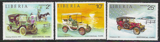 Liberia - Set of 3 Values - Cars - VVV01191