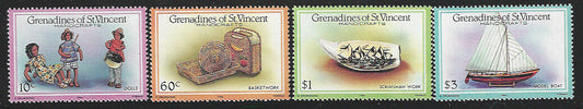 Greanadines of St. Vincenti - Set of 4 - Handicrafts, 1986 - VVV01239