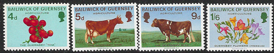 Guernsey stamps set - Cows, Mint - VVV1670