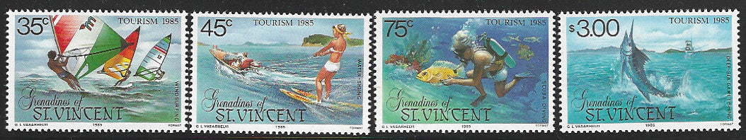St. Vincent stamps set - Tourism, 1985, Mint - VVV1682