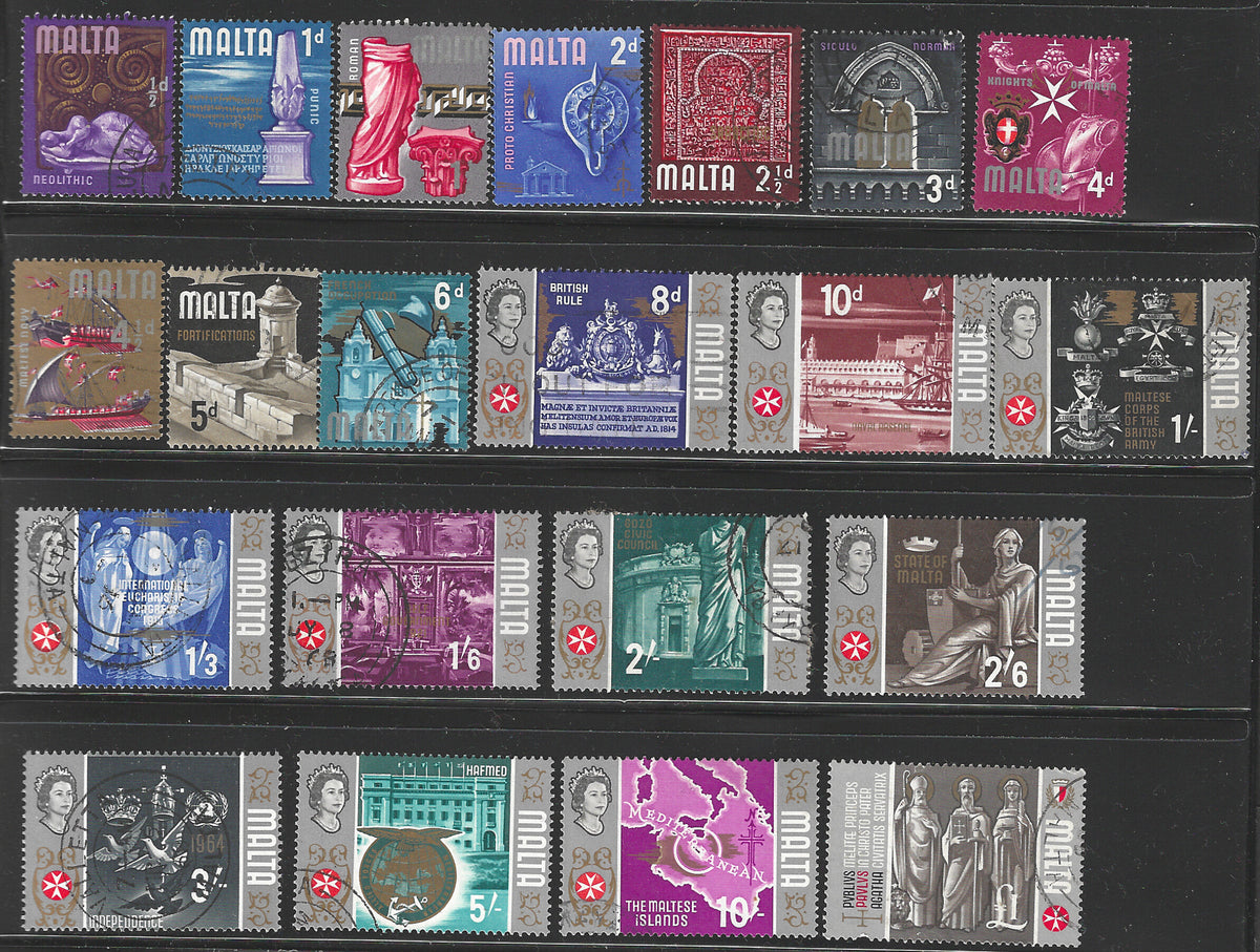 Malta Used Complete set - VVV1812