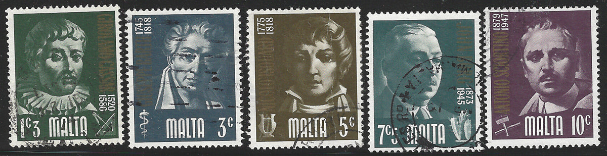 Malta Used Complete set - VVV1844