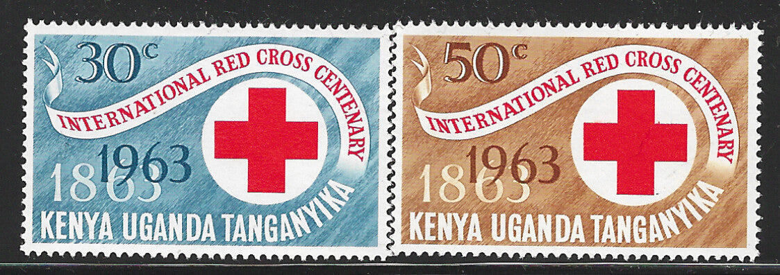 Kenya, Uganda, Tanganyika - International Red Cross Centenary, 1963, Mint - VVV1983
